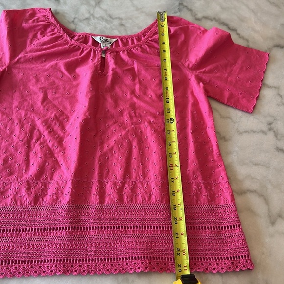 Lilly Pulitzer Eyelet Short Sleeve Top - Picture 5 of 12